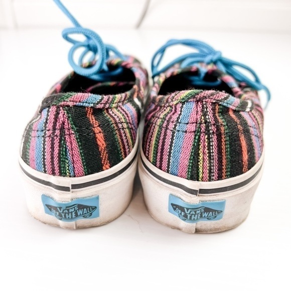 VANS Authentic Guate Stripe Sneaker Womens 6 Guatemalan Stripe lace up - Picture 9 of 9